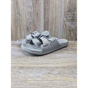 Chaco Chillos Women Size 8‎ Grey Slide Adjustable Lightweight Comfort Sandal